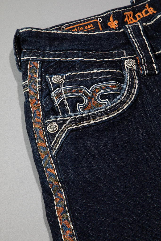 Isaiah Straight Jeans in Dark Blue - Image 10