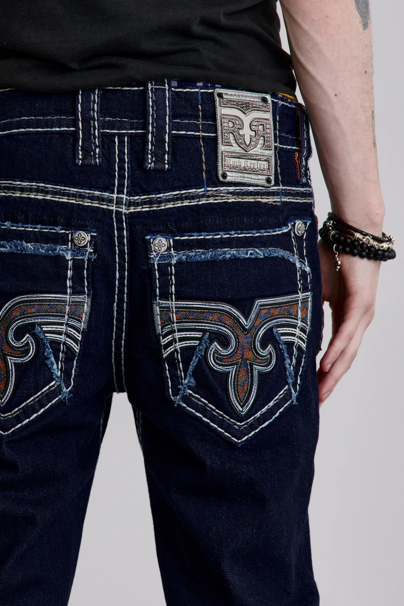 Isaiah Straight Jeans in Dark Blue - Image 2