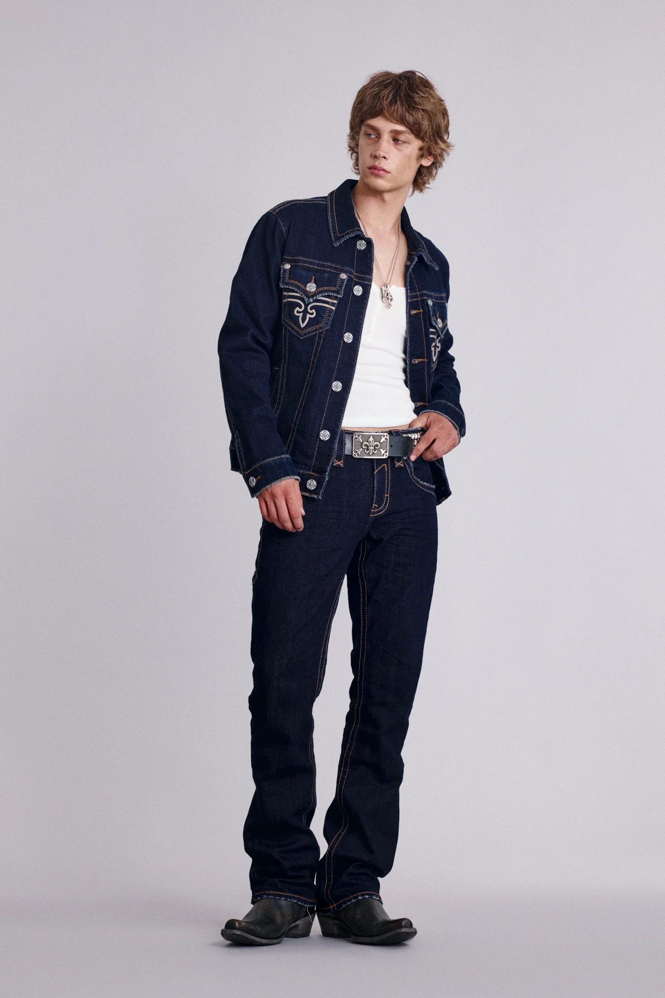 Jegor Denim Jacket in Rinse