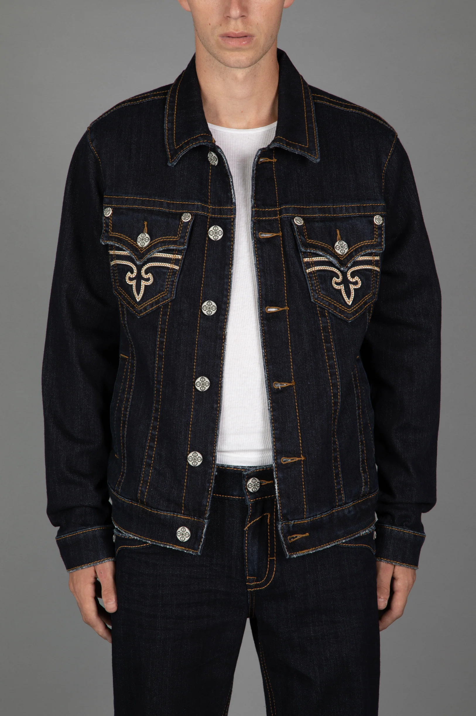 Jegor Denim Jacket in Rinse - Image 4
