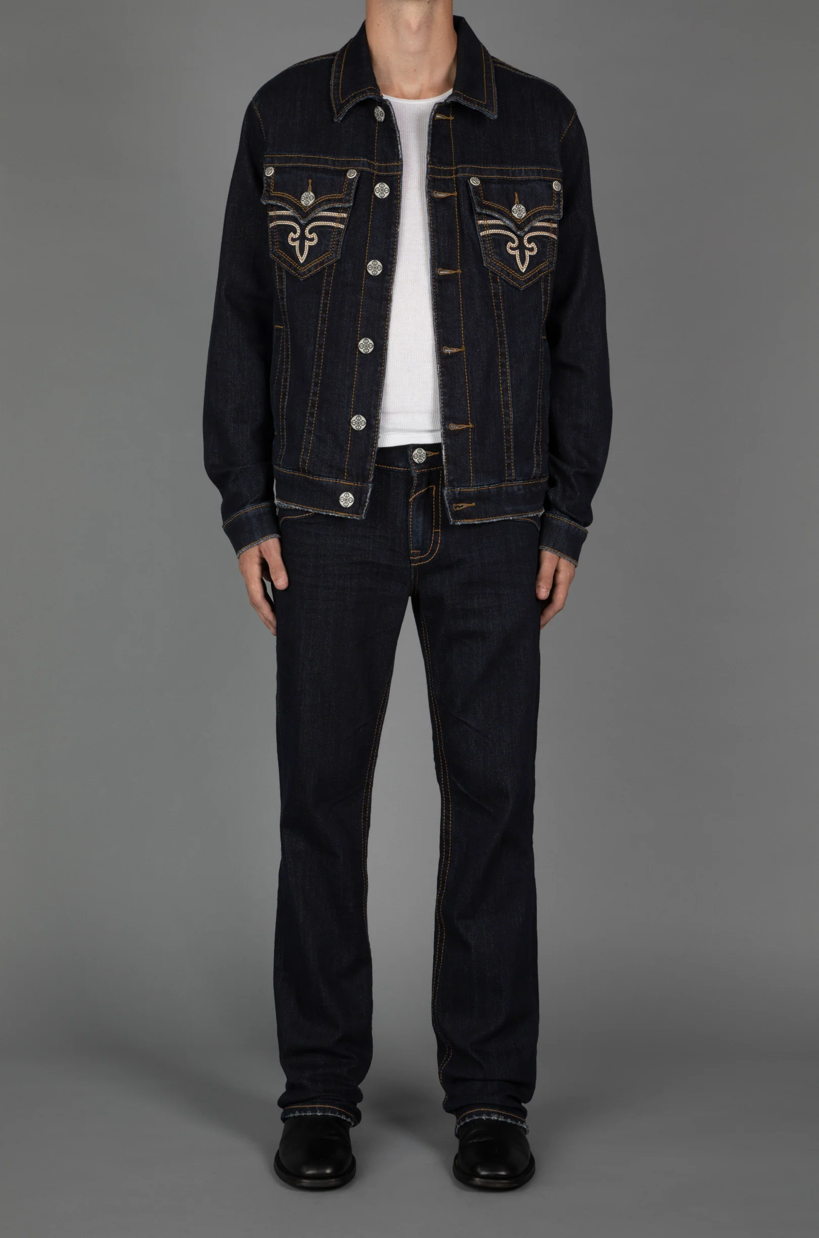 Jegor Denim Jacket in Rinse - Image 6