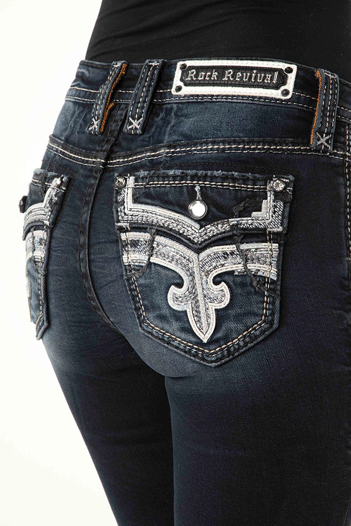 Jesika Bootcut Jeans in Dark Wash - Image 10