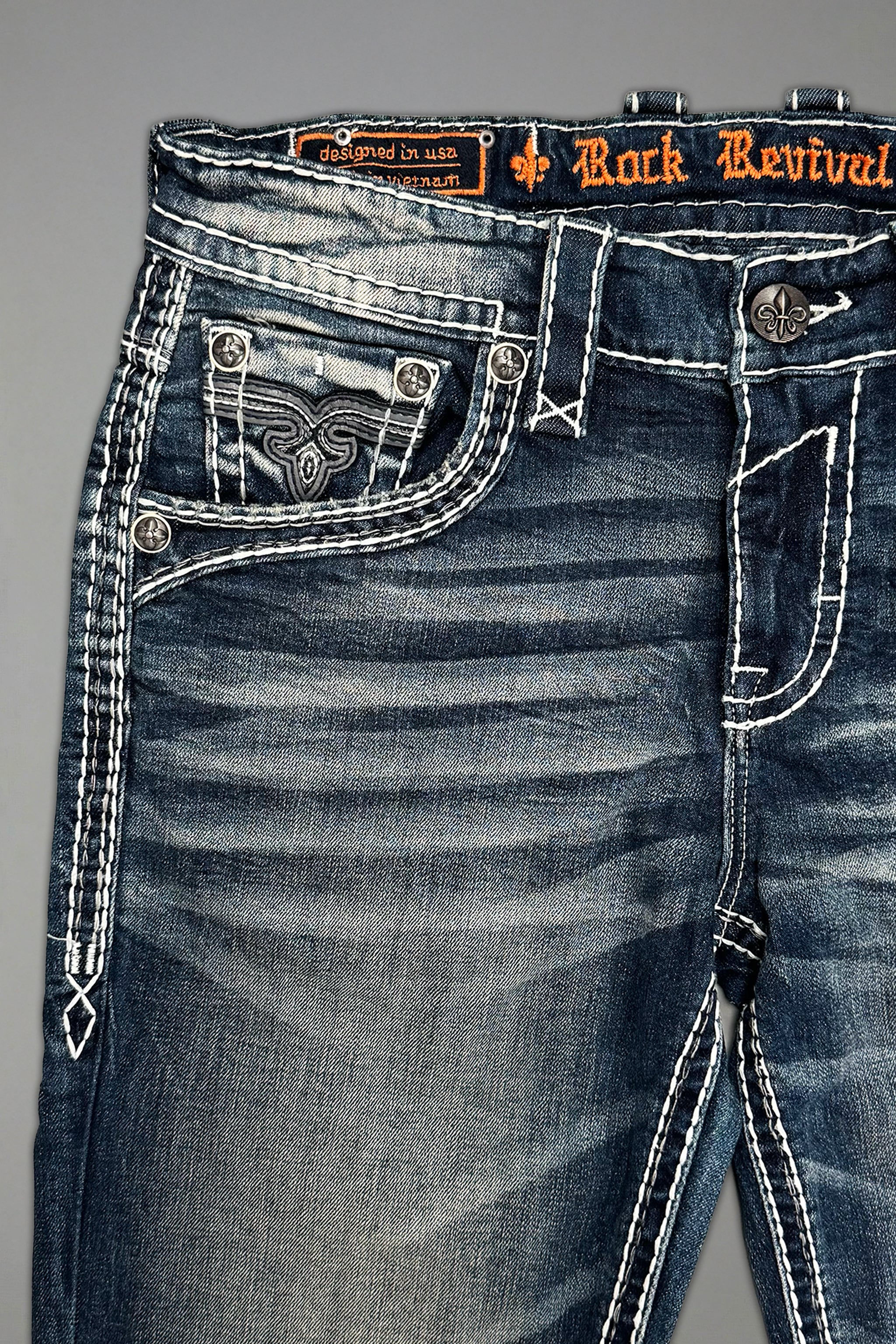 Jim Straight Jeans in Dark Blue - Image 6