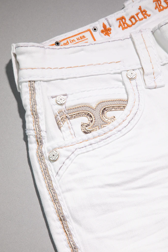 Justinn Straight Jeans in Blanc - Image 7
