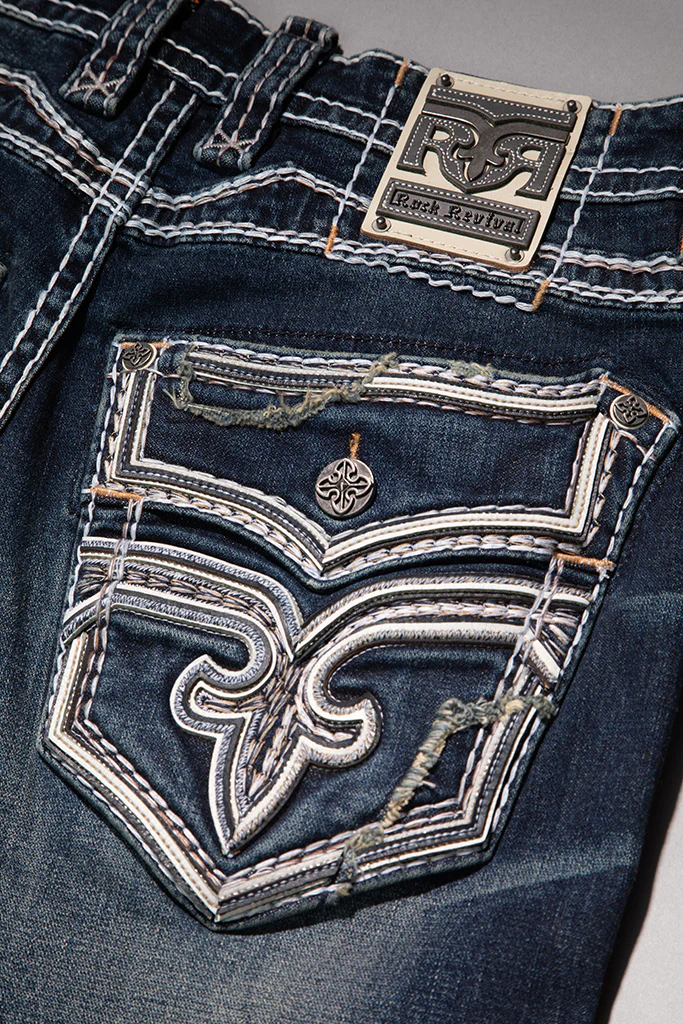 Justyn Straight Jeans in Dark Blue - Image 6