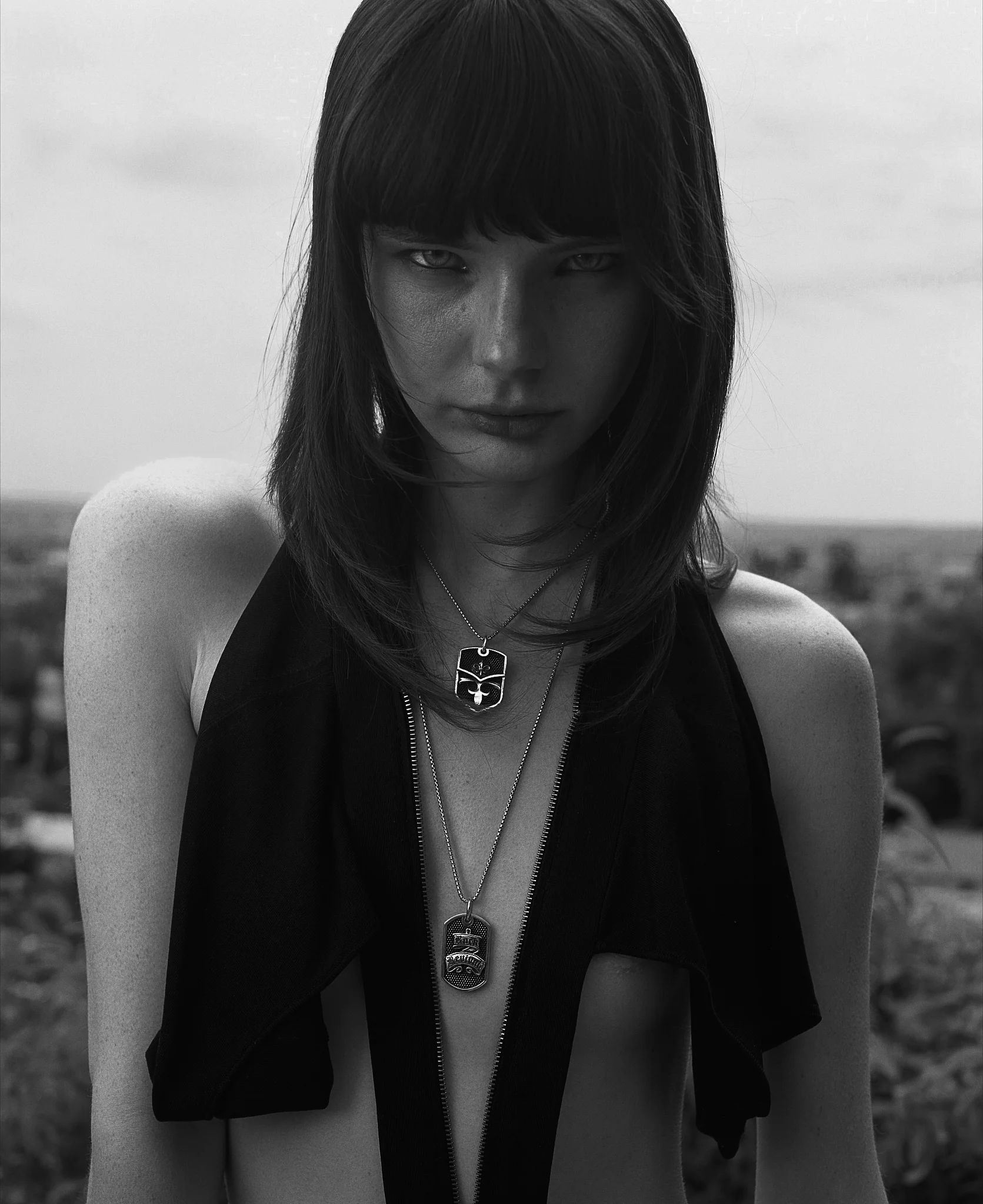 Fleur De Lis Dog Tag Necklace - Image 3