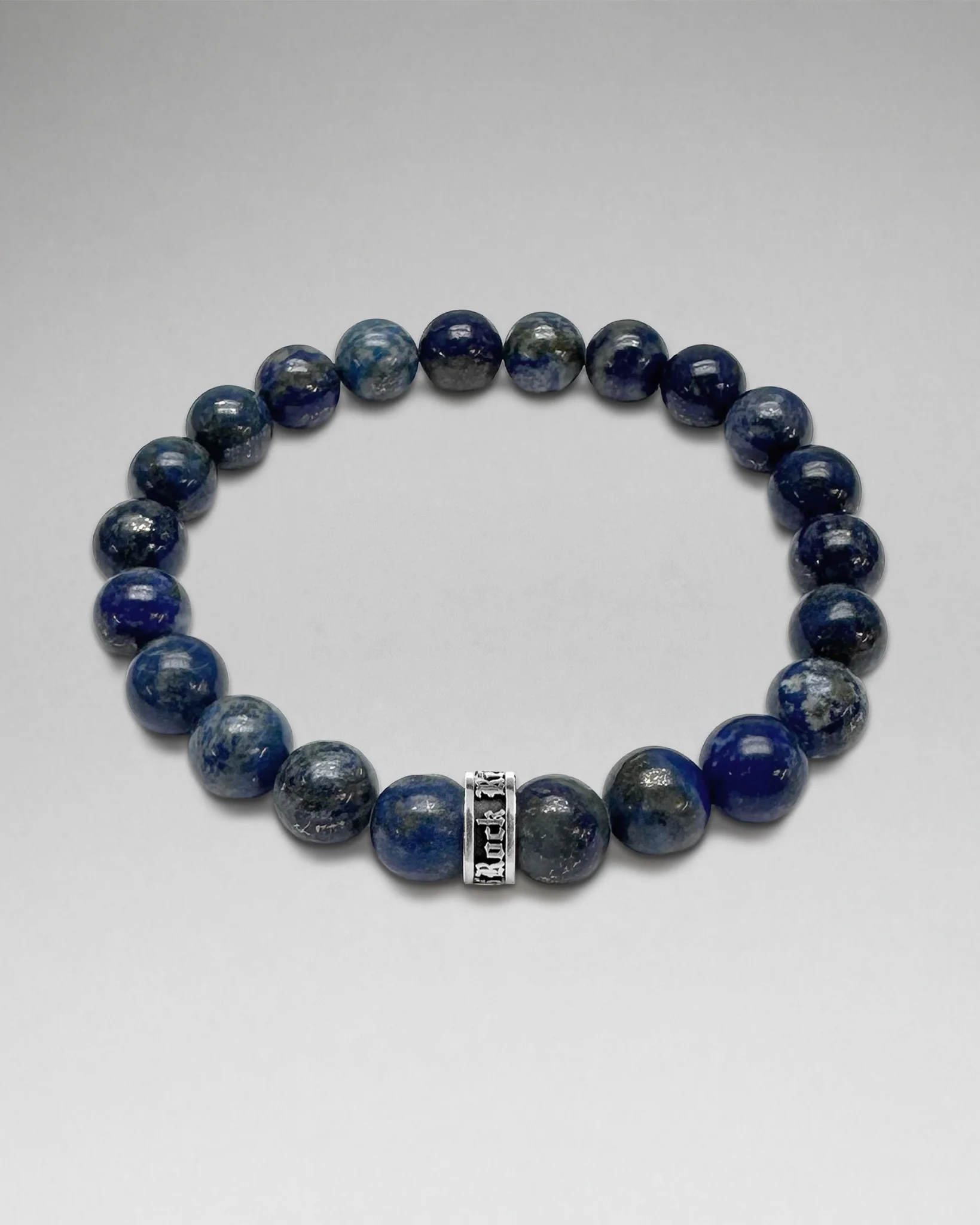 Twilight Blue Lapis Beaded Bracelet (8mm)