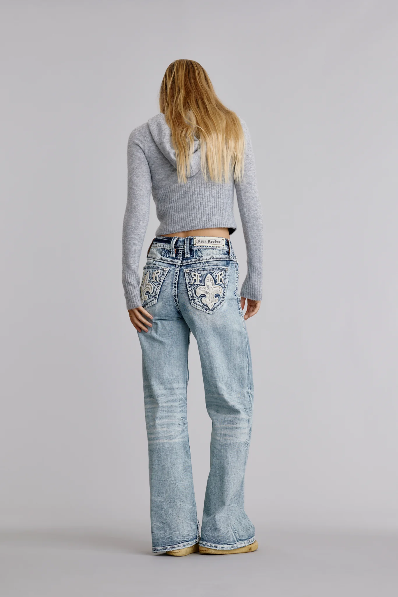 Kari High Rise Wide Leg Jeans - Image 5