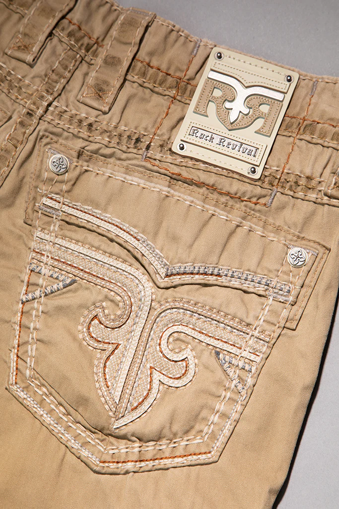Khaki Cargo Shorts - Image 8