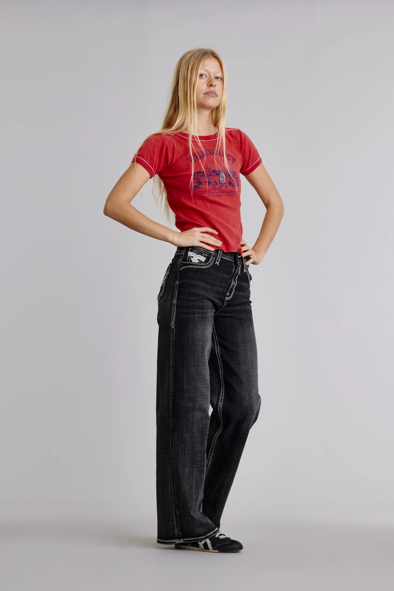 Kiella High Rise Wide Leg Jeans - Image 4