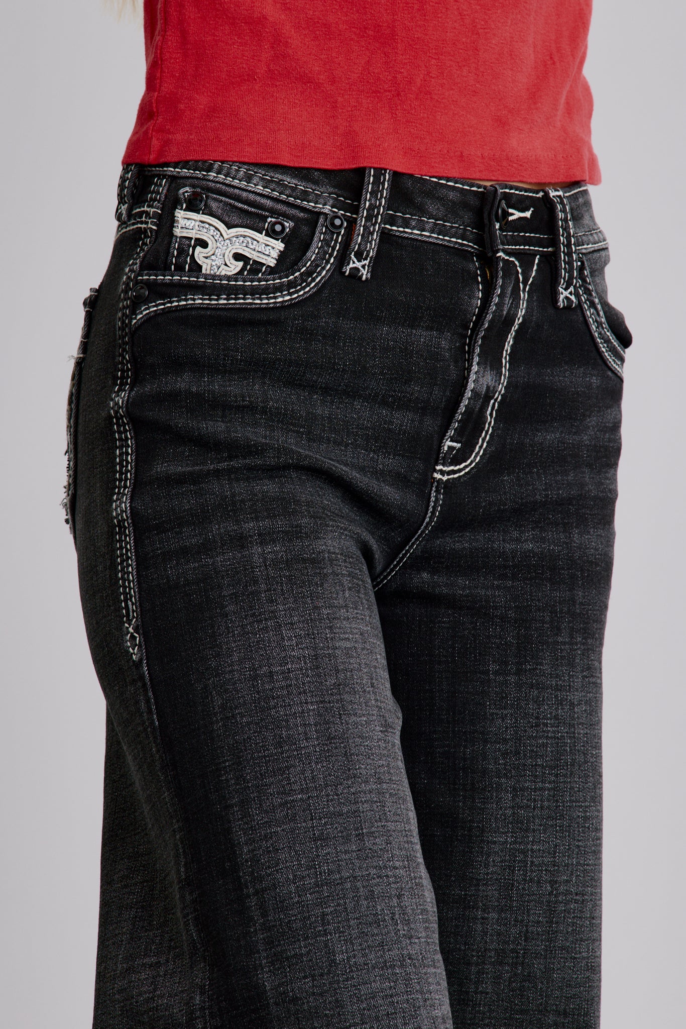 Kiella High Rise Wide Leg Jeans - Image 7