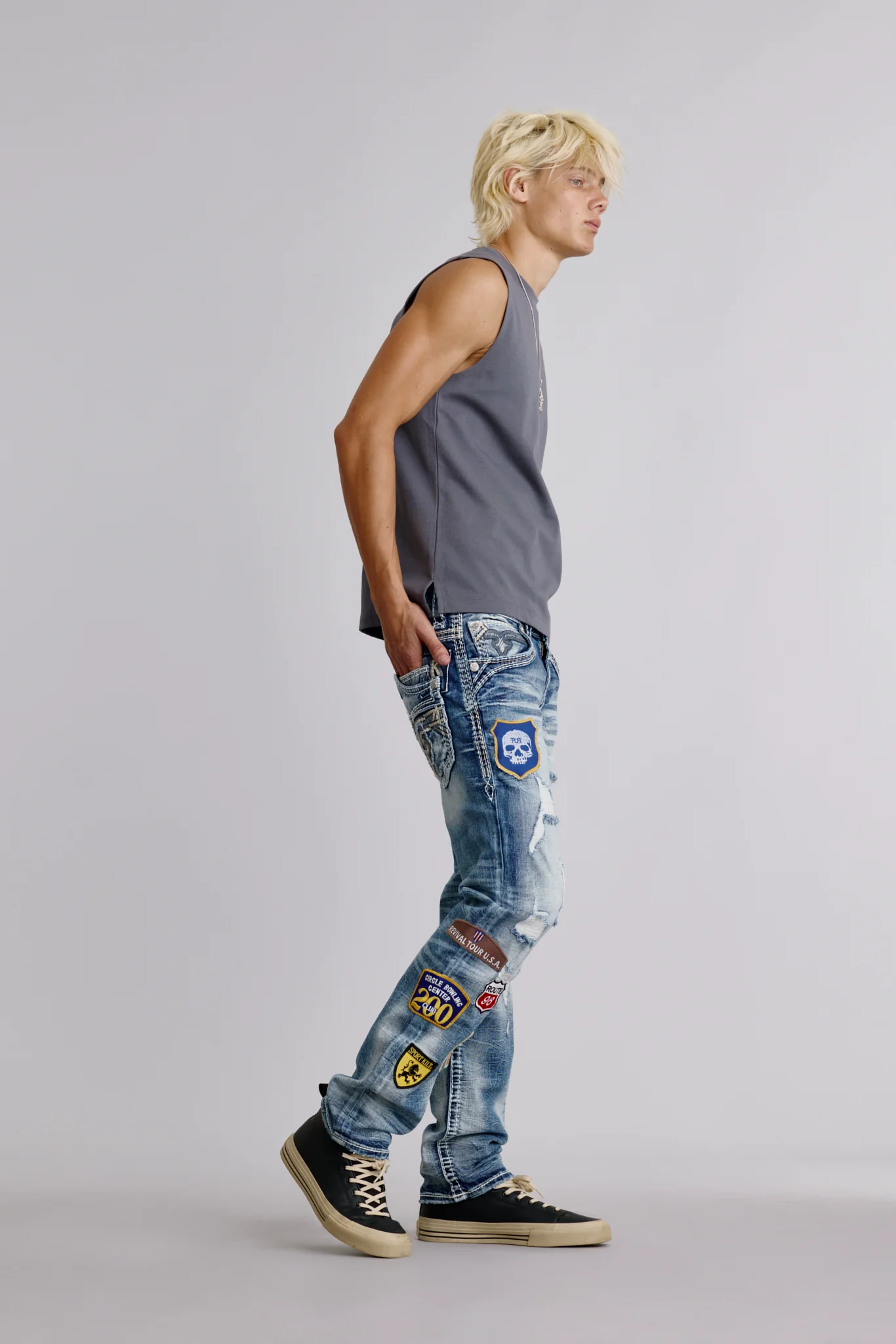 Kylo Straight Jeans in Blue - Image 3