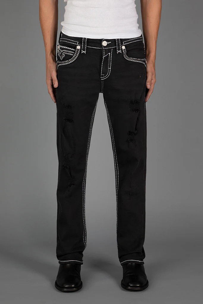Kylo Straight Jeans in Black - Image 3