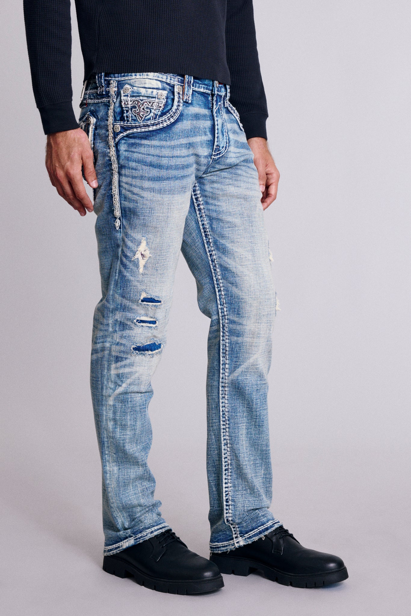 Landyn Alt Straight Jeans - Image 2