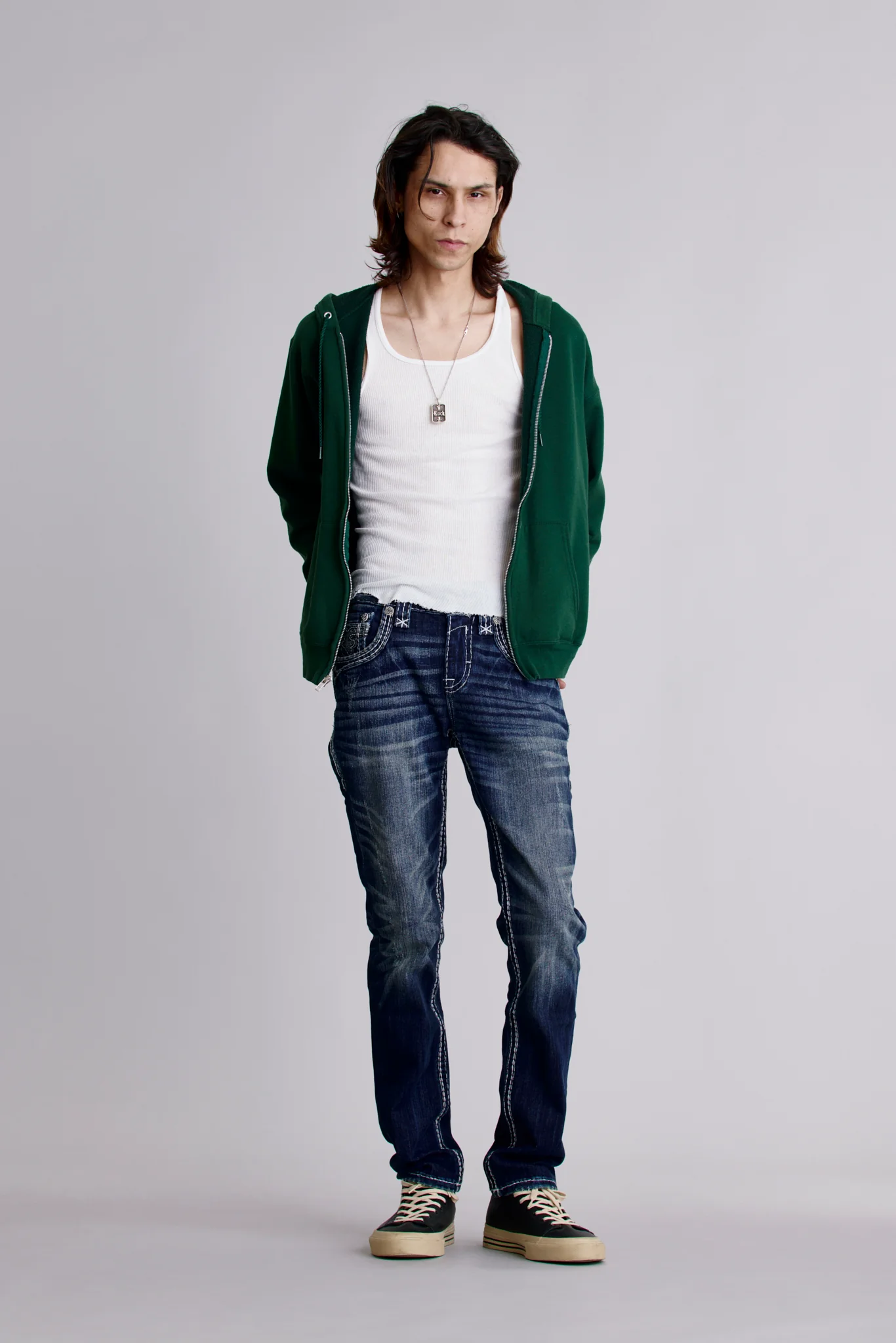 Landyn Alt Straight Jeans