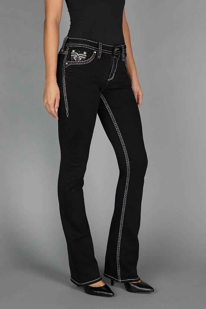Laran Bootcut Jeans in Black - Image 5