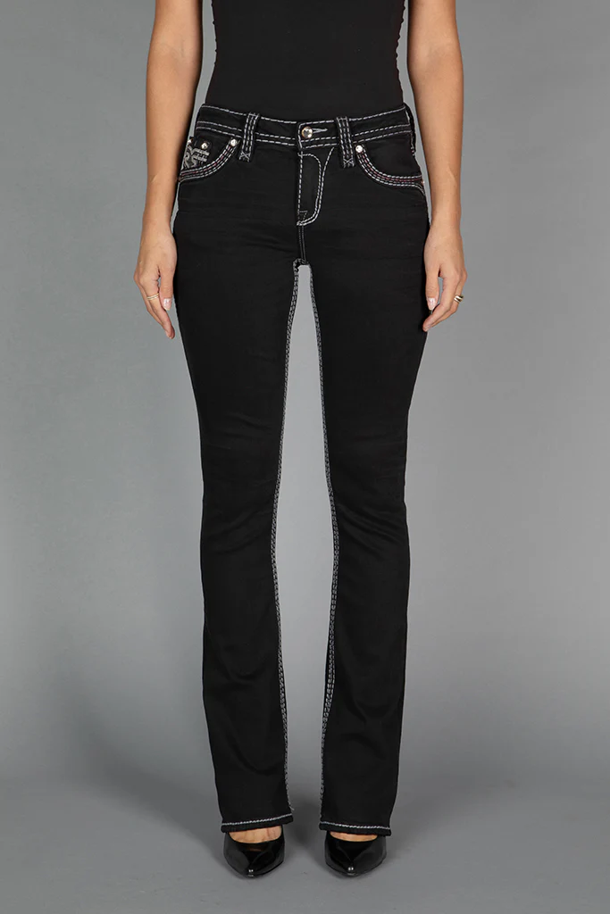 Laran Bootcut Jeans in Black - Image 6