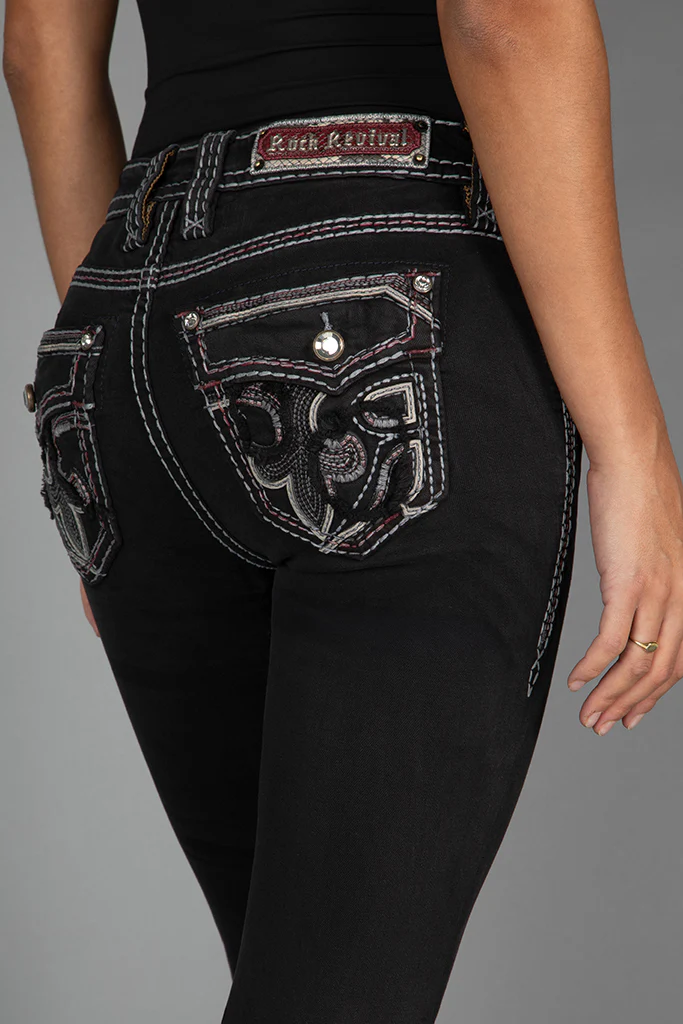 Laran Bootcut Jeans in Black - Image 7