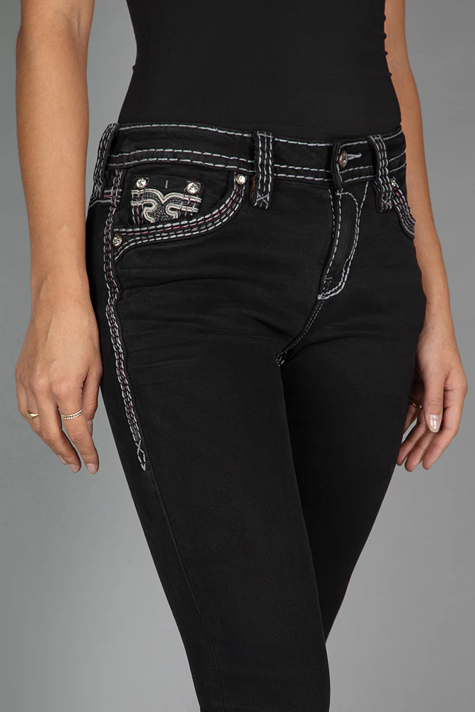 Laran Bootcut Jeans in Black - Image 8
