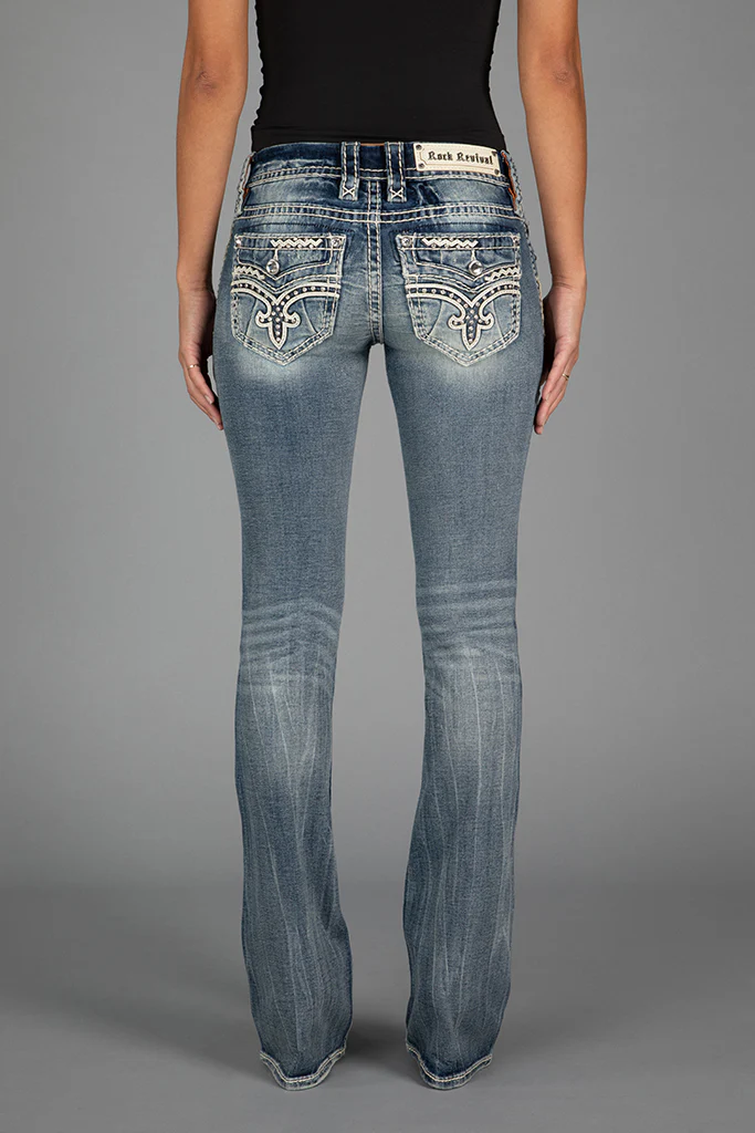 Lesia Low-Rise Bootcut Jeans - Image 7