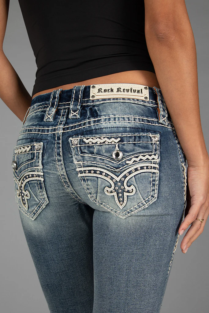 Lesia Low-Rise Bootcut Jeans - Image 8