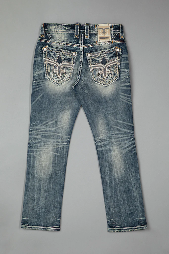Louis Straight Jeans in Medium Blue - Image 6