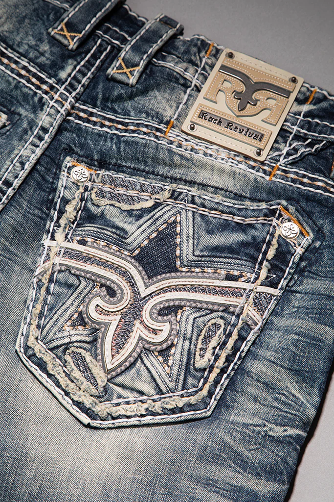 Louis Straight Jeans in Medium Blue - Image 8