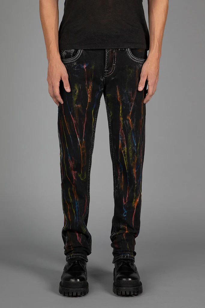 Lunar Rock Alt Straight Jeans Black Wash - Image 6