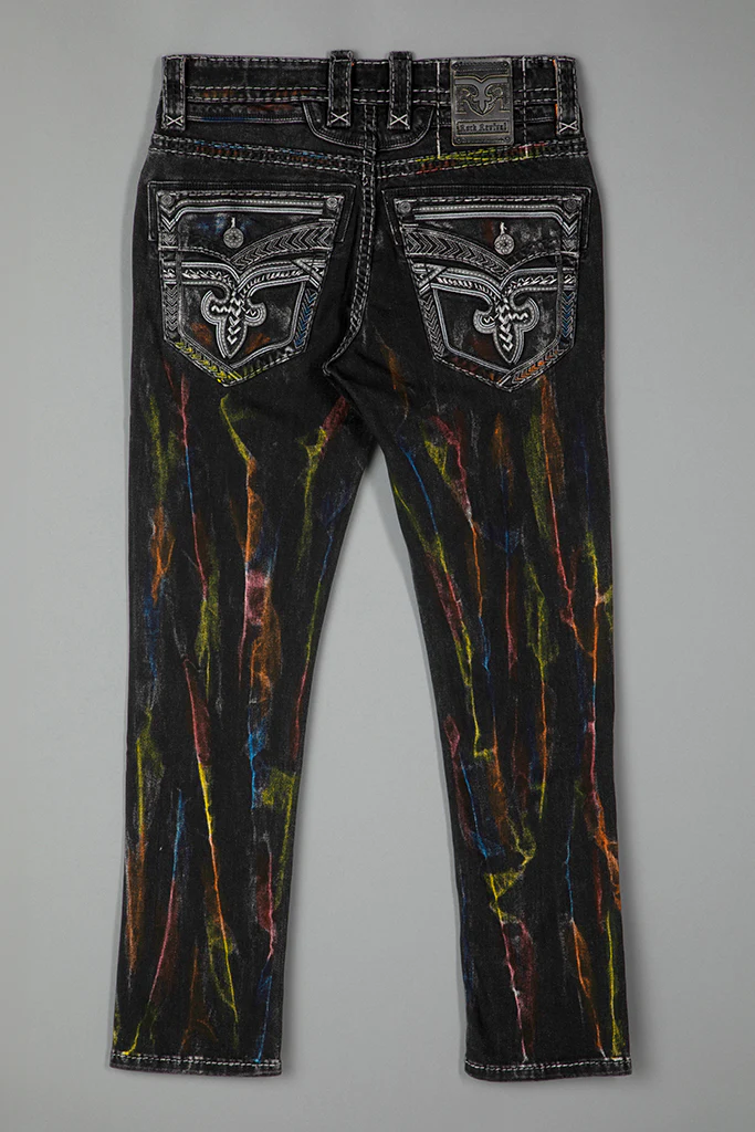 Lunar Rock Alt Straight Jeans Black Wash - Image 7