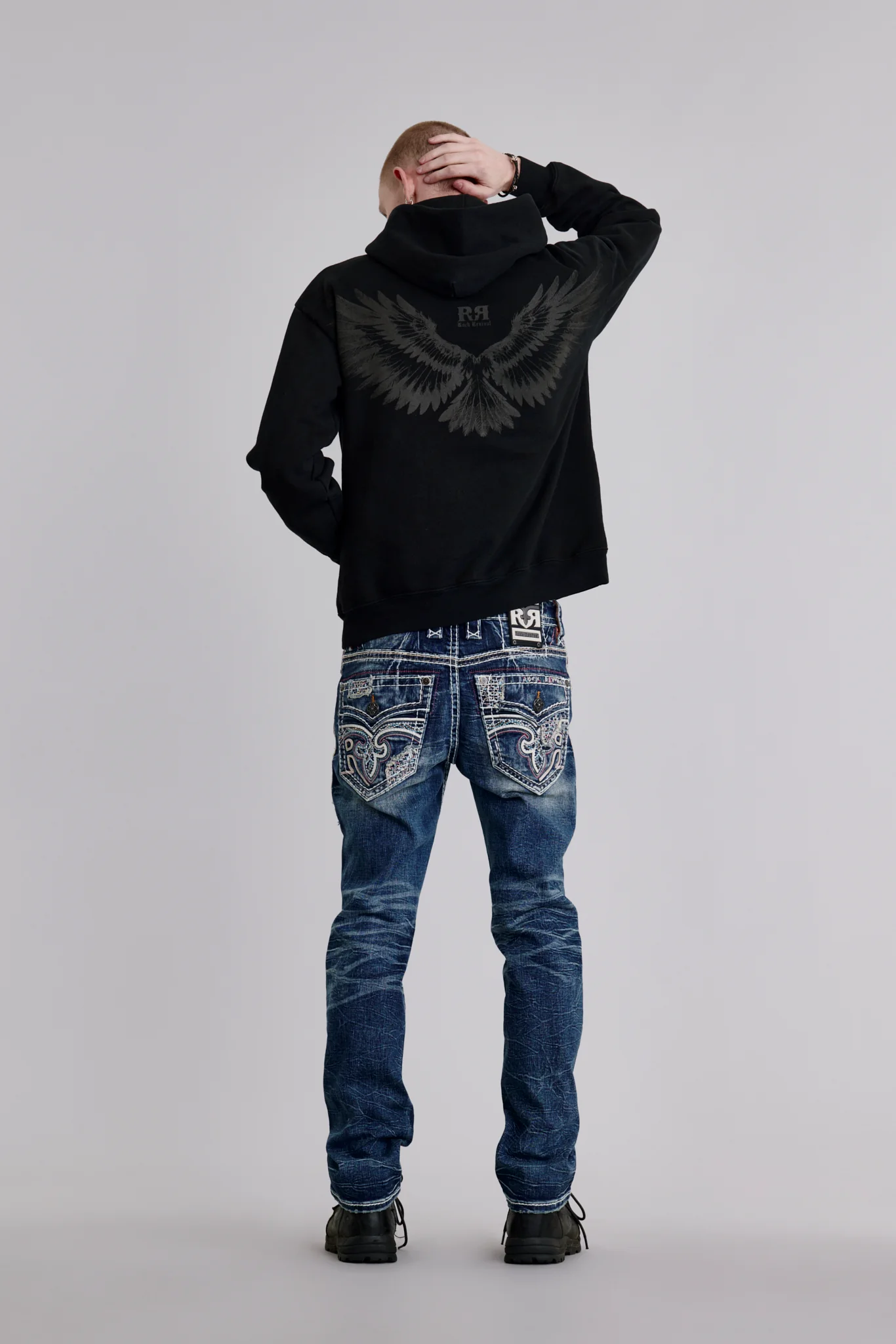 Mckay Straight Jeans in Medium Blue - Image 3