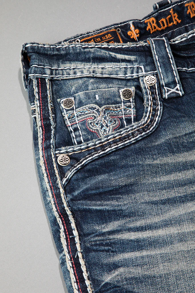 Mckay Straight Jeans in Medium Blue - Image 9