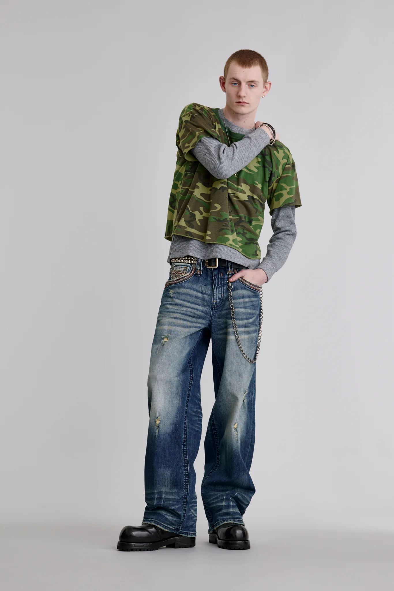 Milton Baggy 2 Studded Jeans