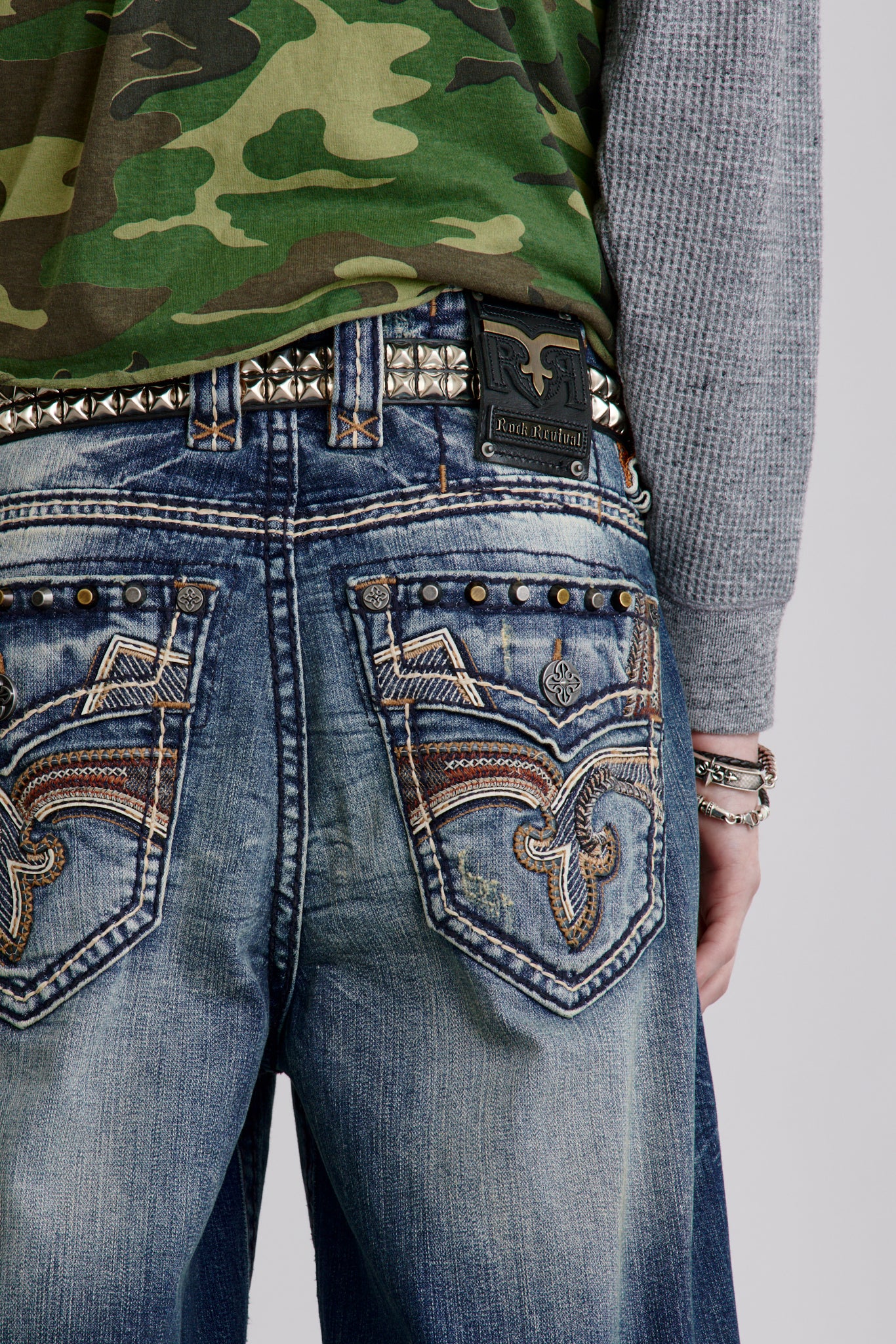 Milton Baggy 2 Studded Jeans - Image 2