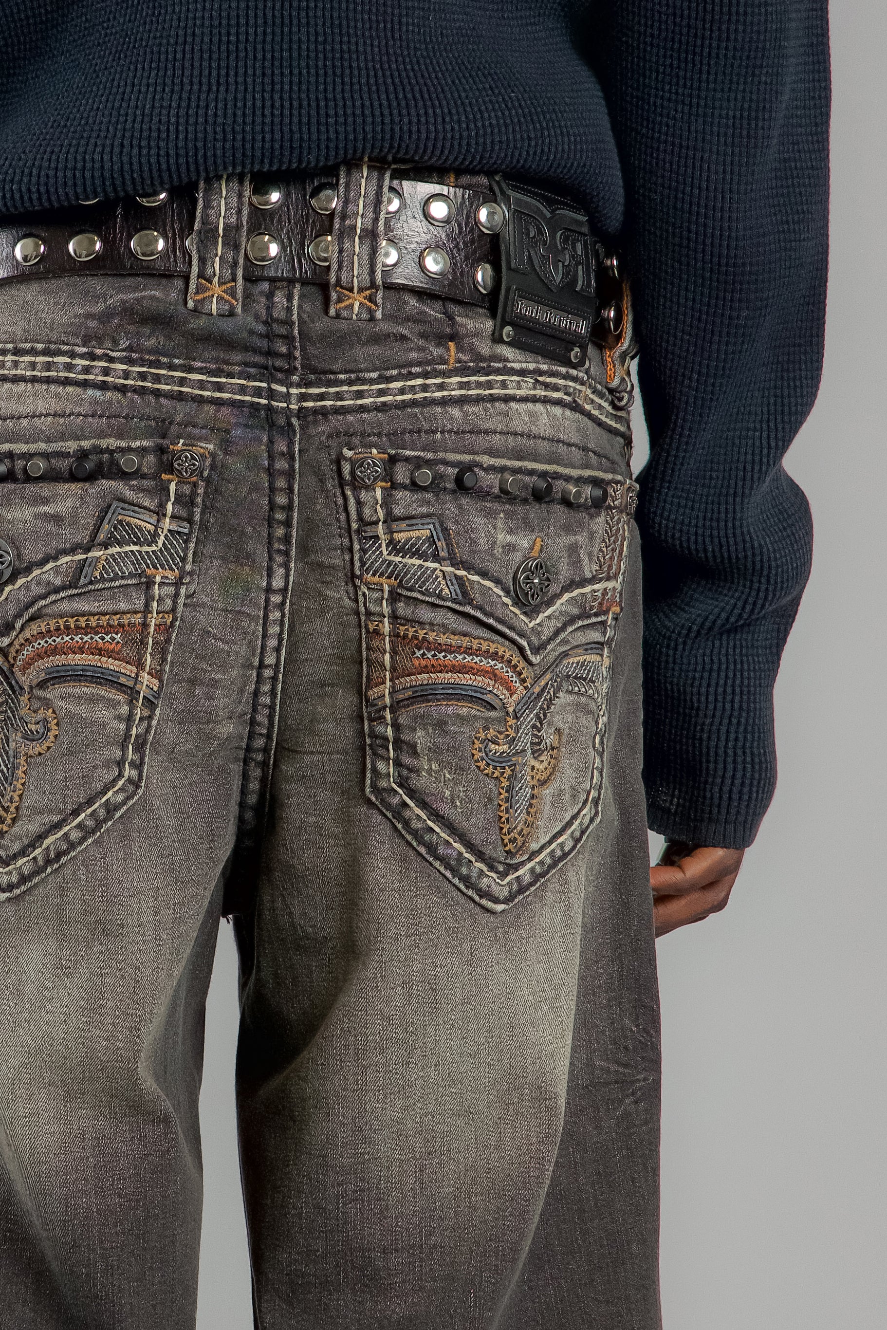 Milton Relaxed Baggy 2 Jeans in Vintage Black - Image 2