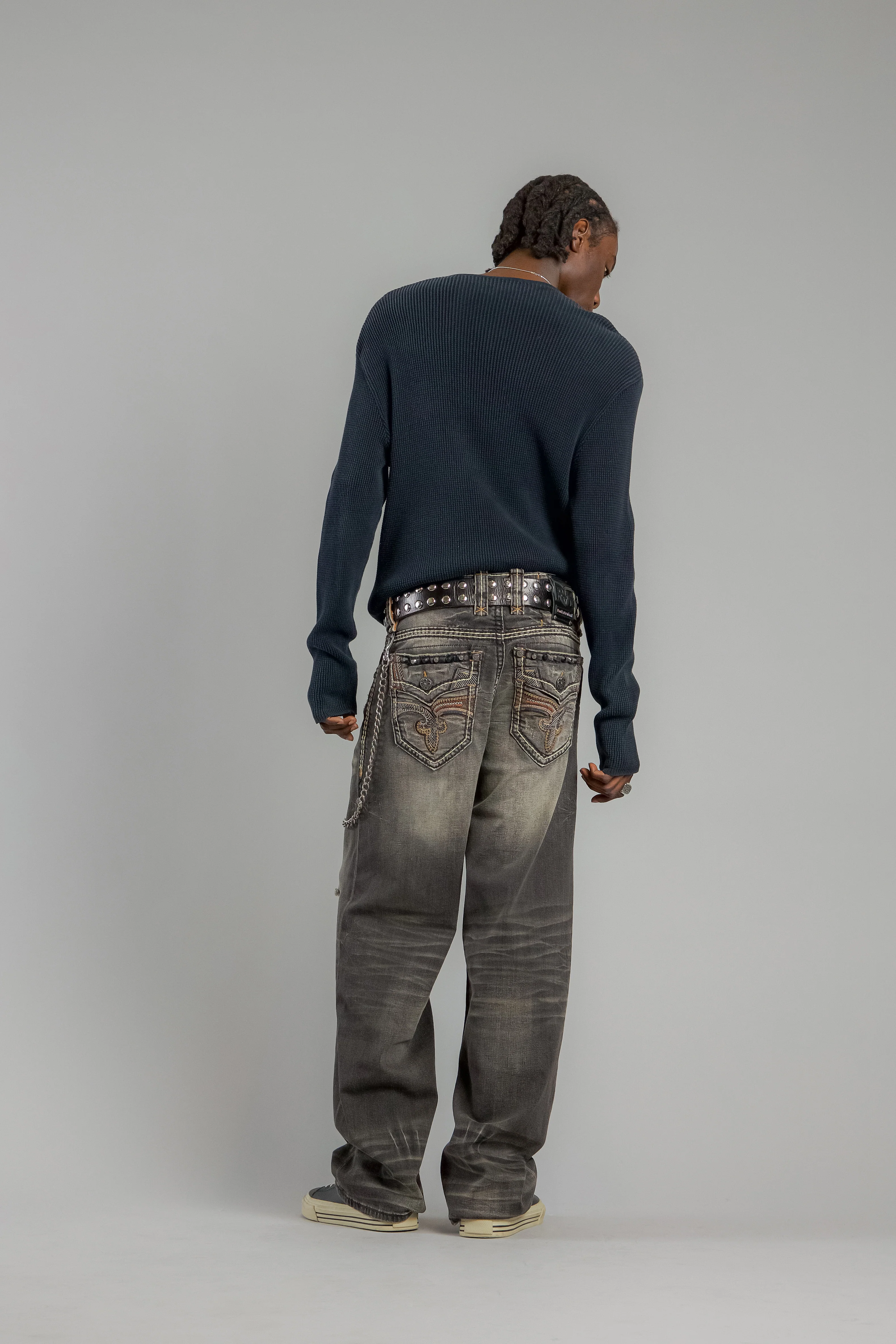 Milton Relaxed Baggy 2 Jeans in Vintage Black - Image 3