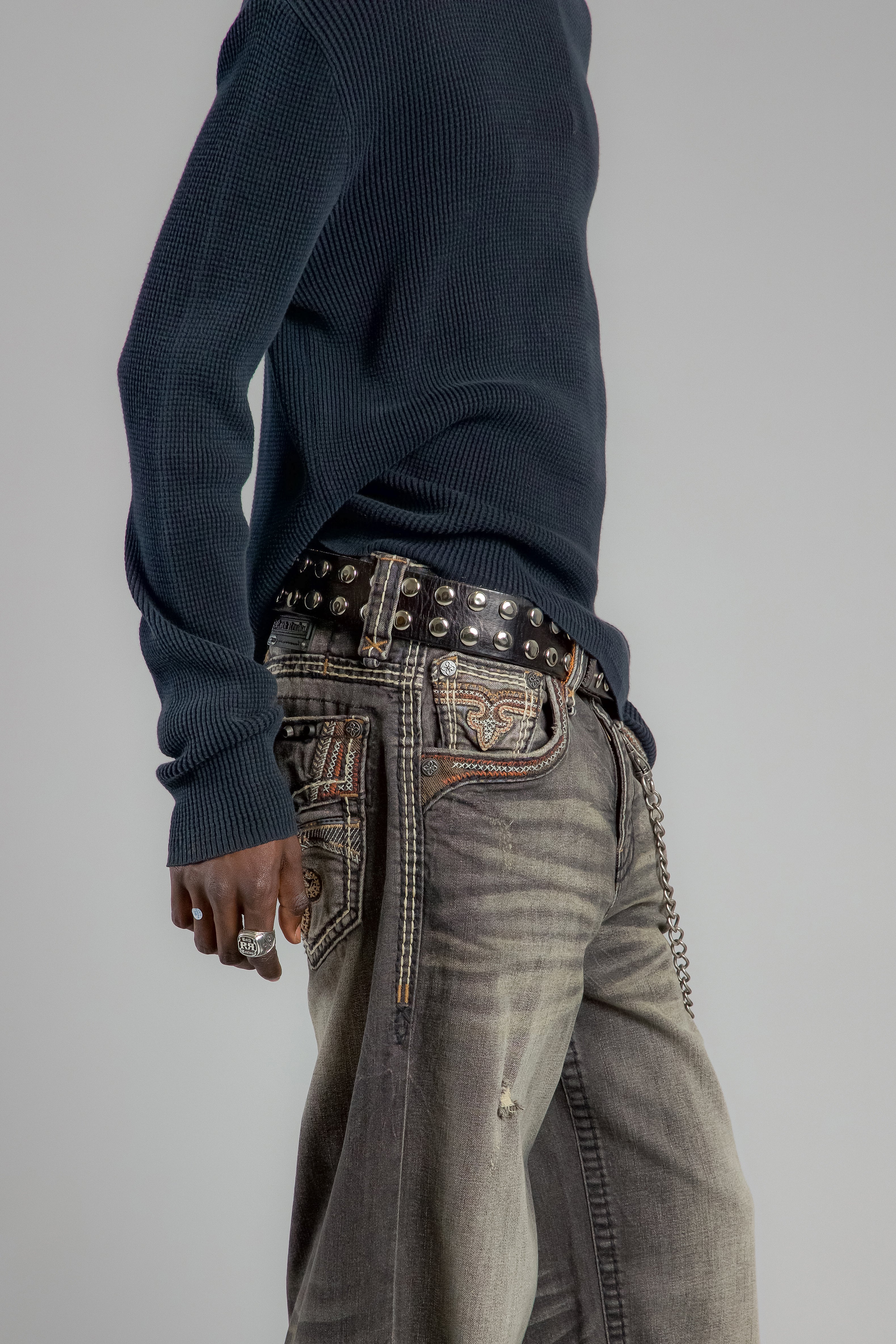 Milton Relaxed Baggy 2 Jeans in Vintage Black - Image 5