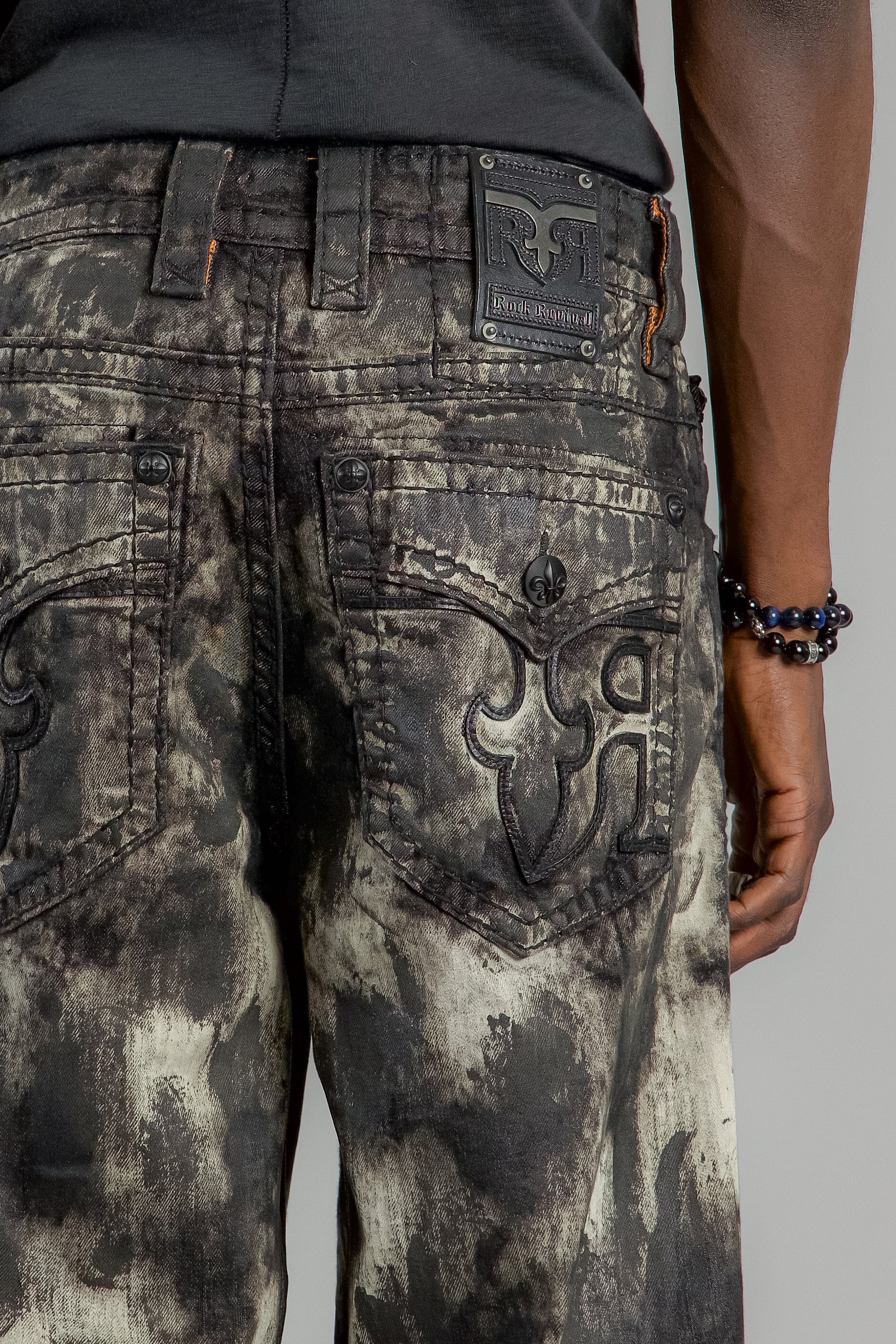Newton Baggy 3 Jeans in Storm Coating - Image 2