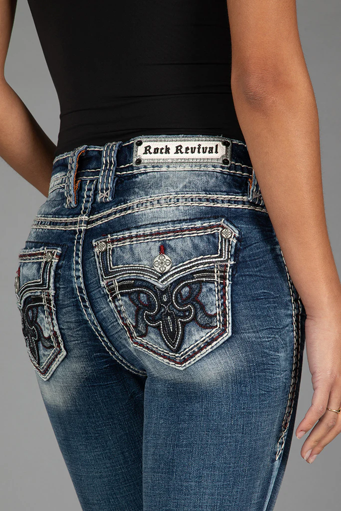 Peacoat Bootcut Jeans - Image 10