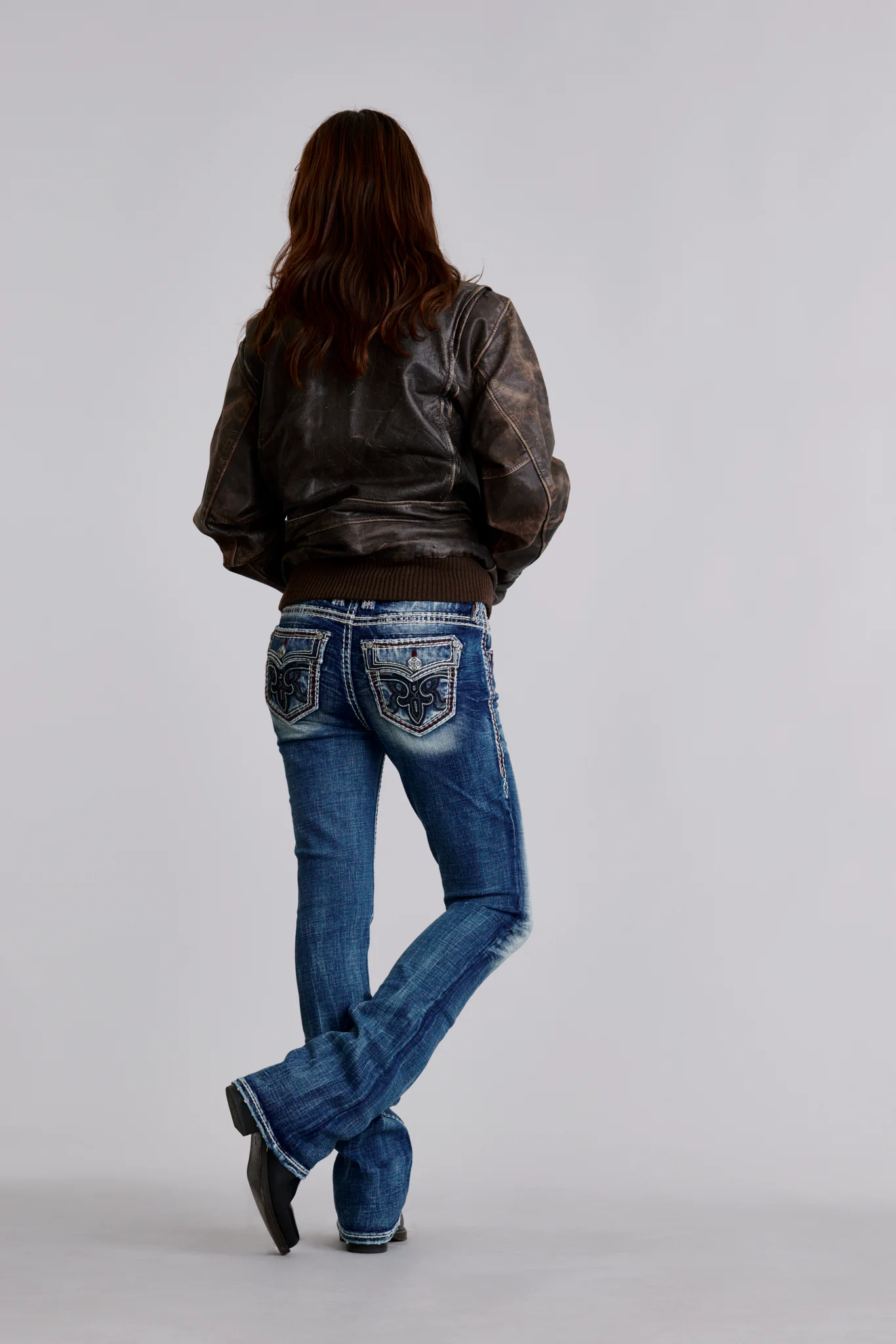Peacoat Bootcut Jeans - Image 2