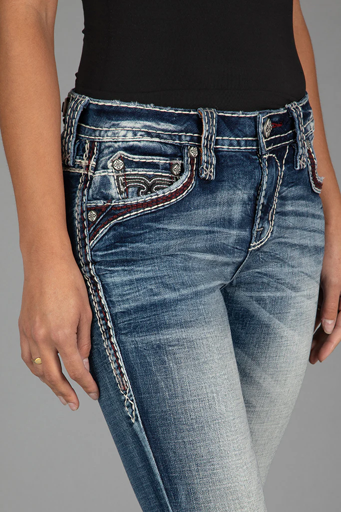 Peacoat Bootcut Jeans - Image 8