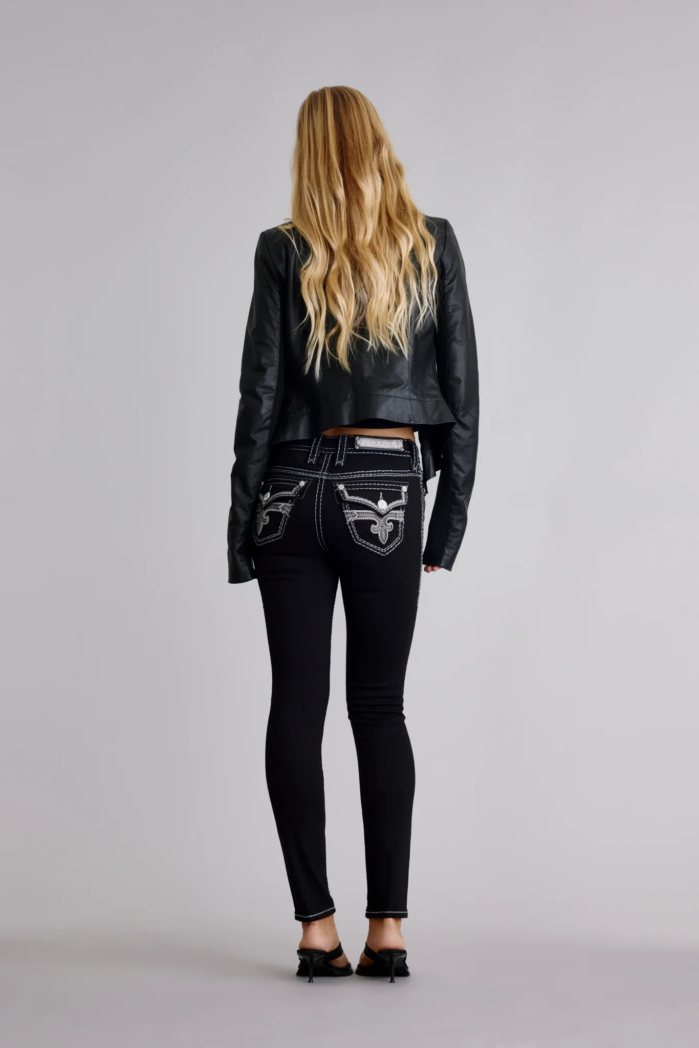 Raanan Skinny Jeans in Black