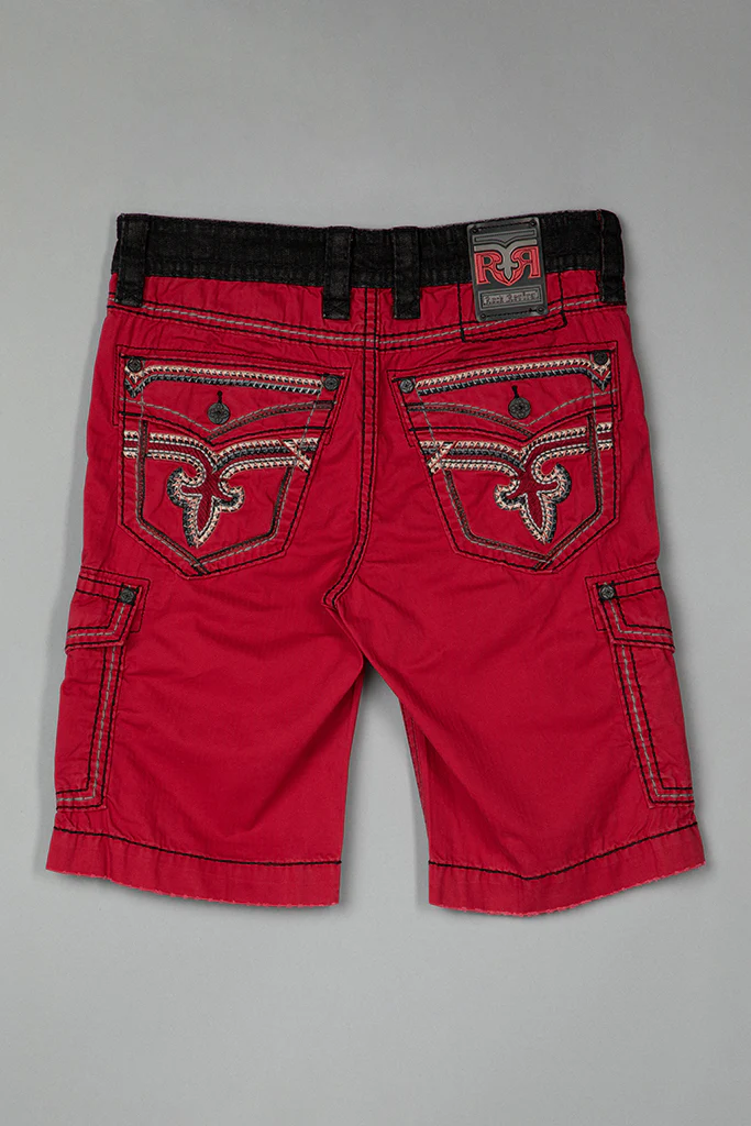 Red Cargo Shorts - Image 5