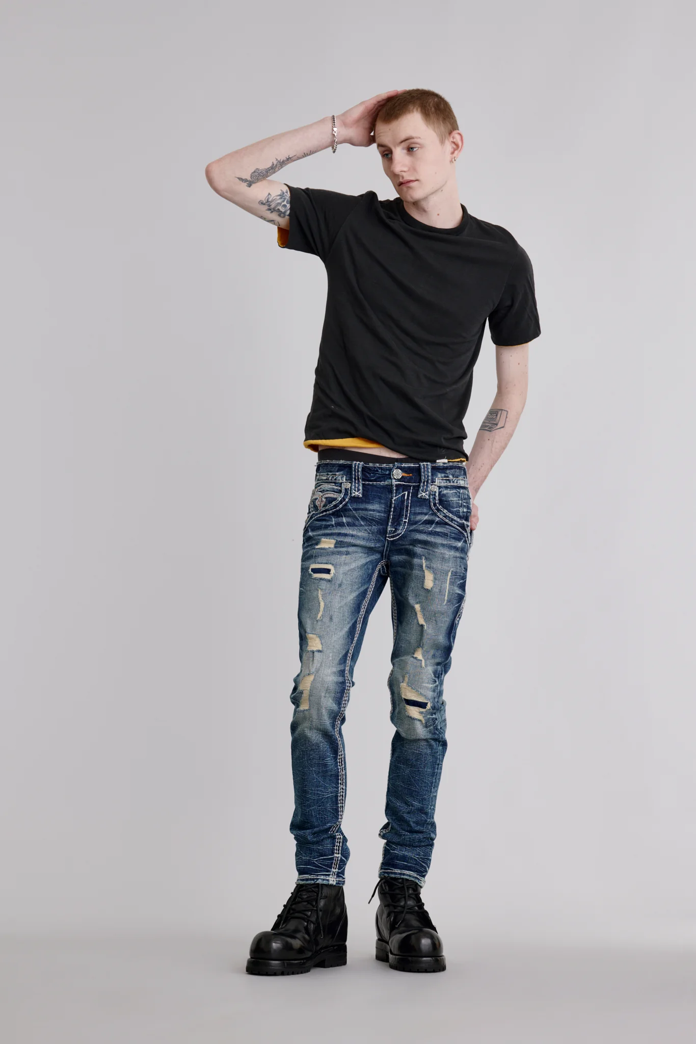 Richie Alt Straight Jeans in Blue