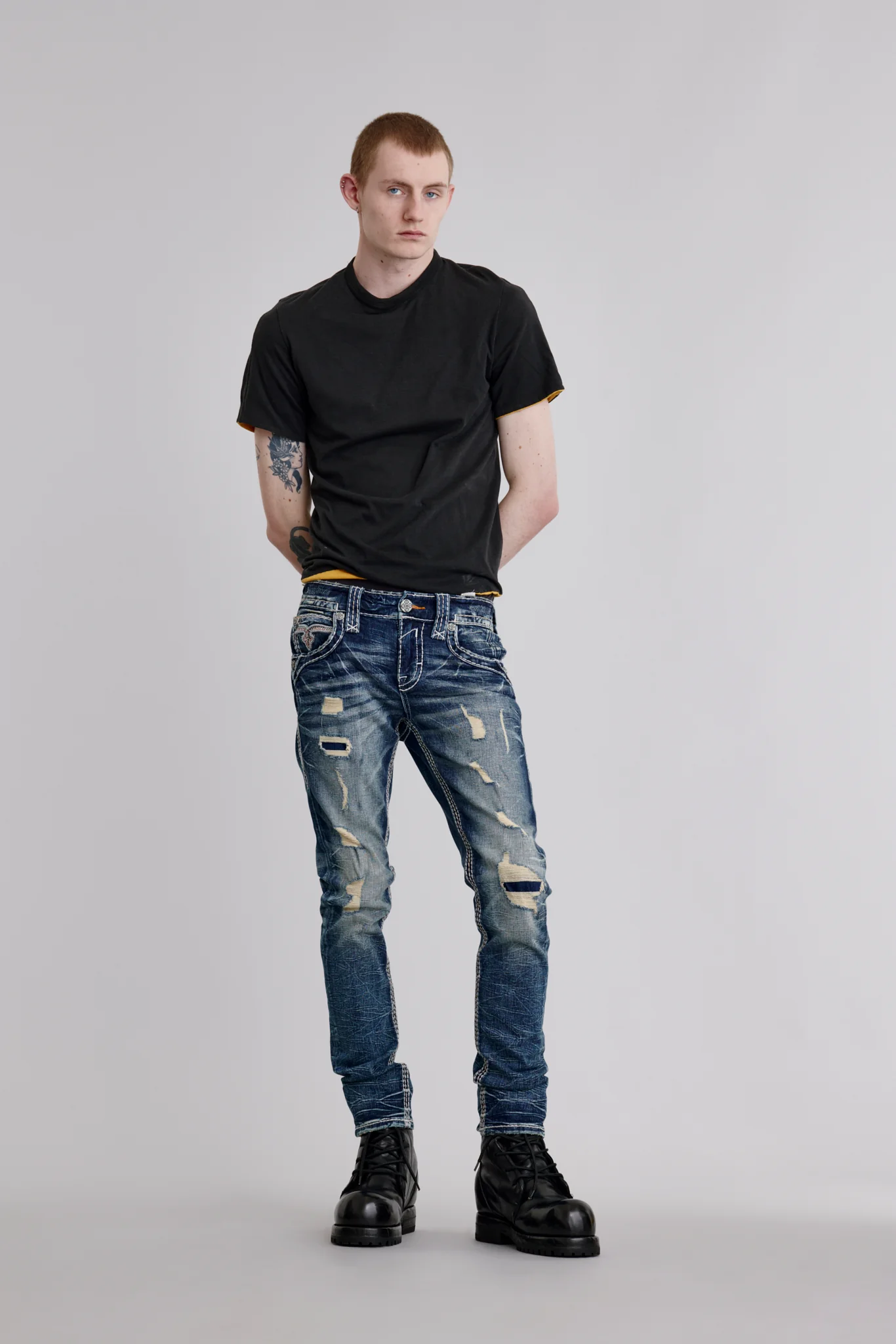 Richie Alt Straight Jeans in Blue - Image 5