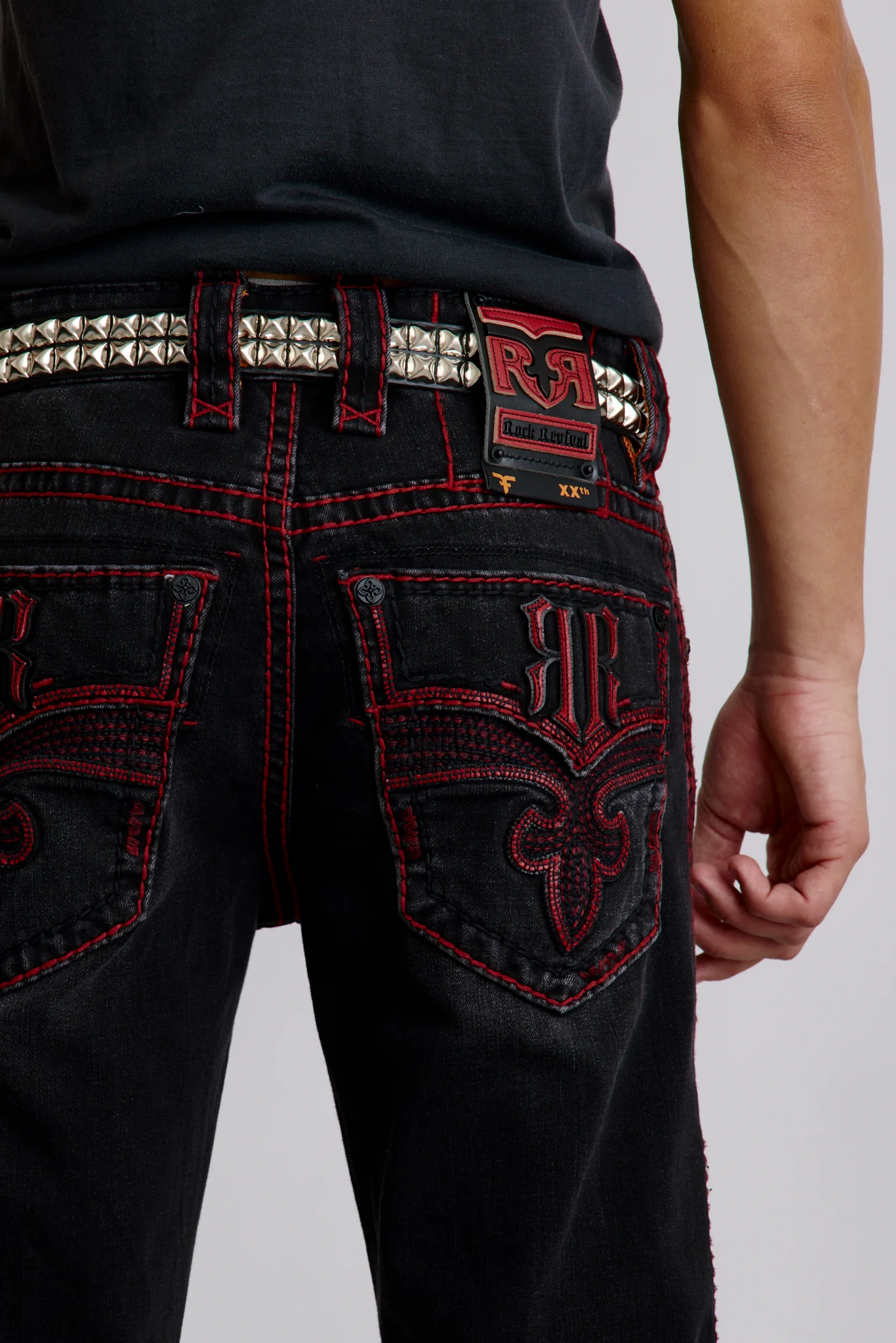 Richie Alt Straight Jeans in Black - Image 2
