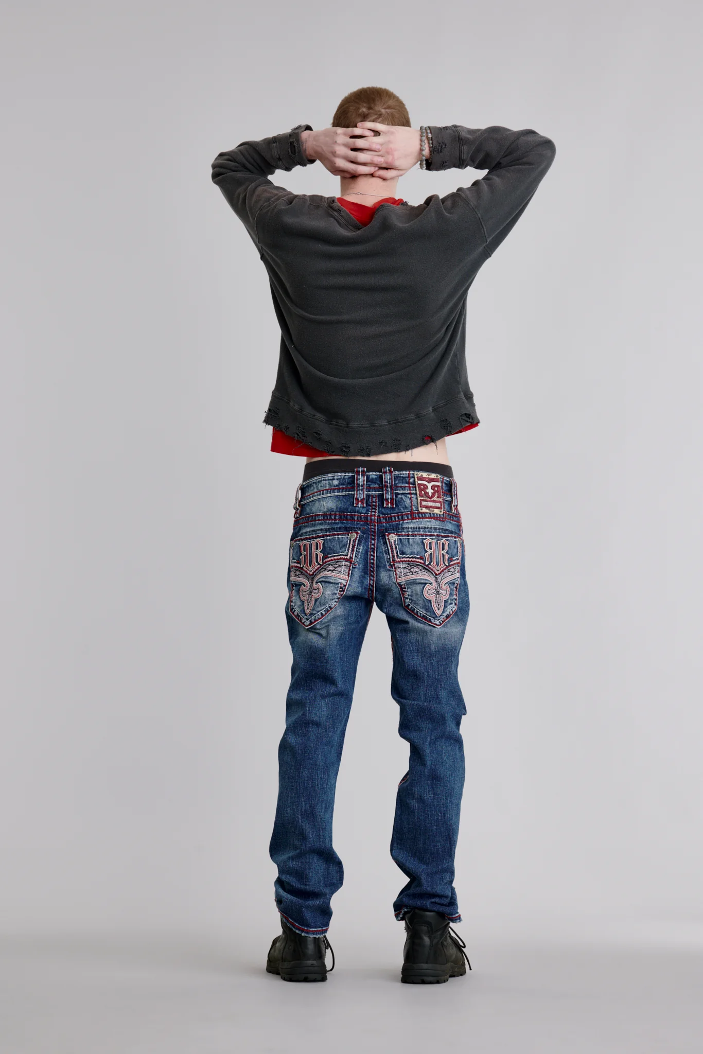 Richie Straight Jeans in Medium Wash - Image 2