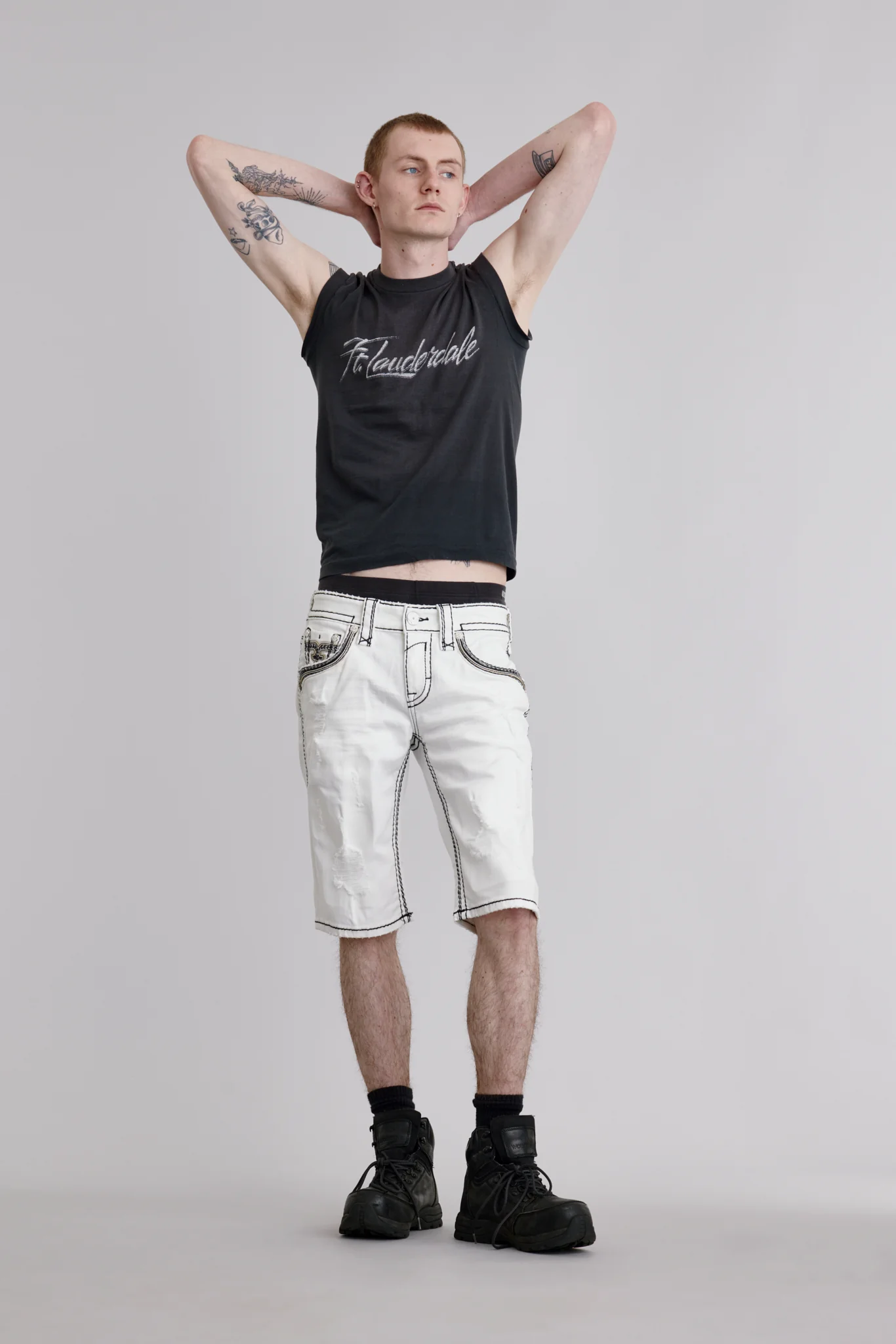 Rielly Denim Shorts - Image 5