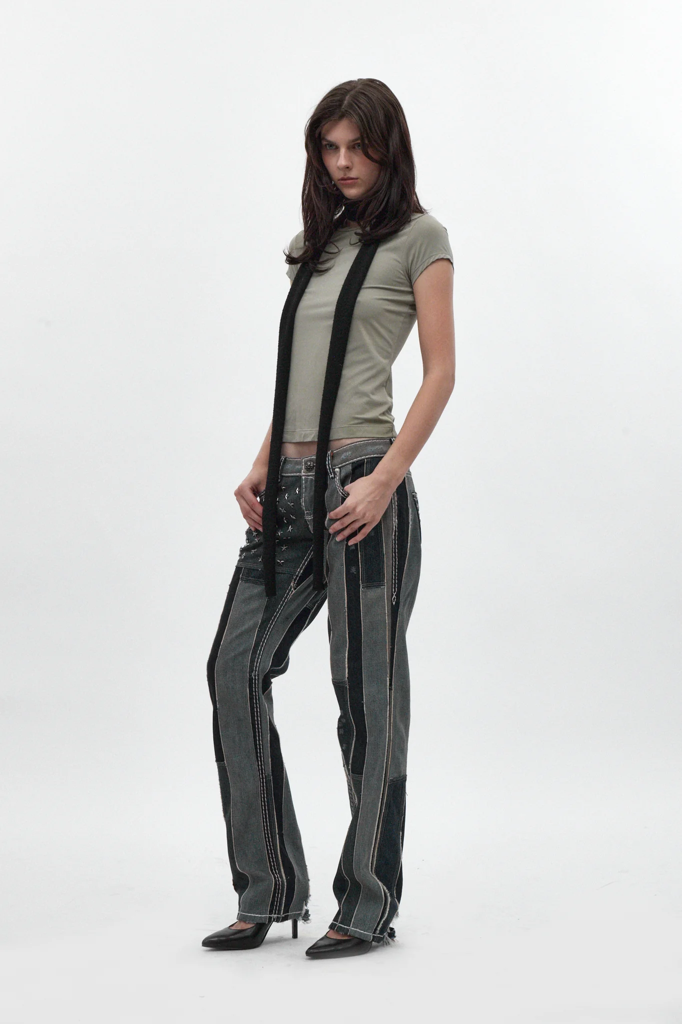 Rock Revival by Jaded London Patchwork Flag Jeans - Image 4