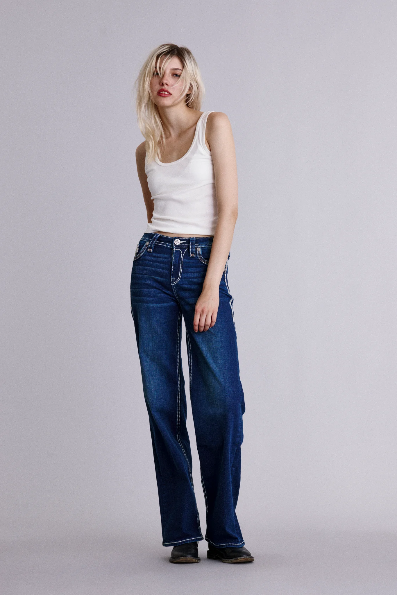 Rozelia High Rise Wide Leg Jeans - Image 4