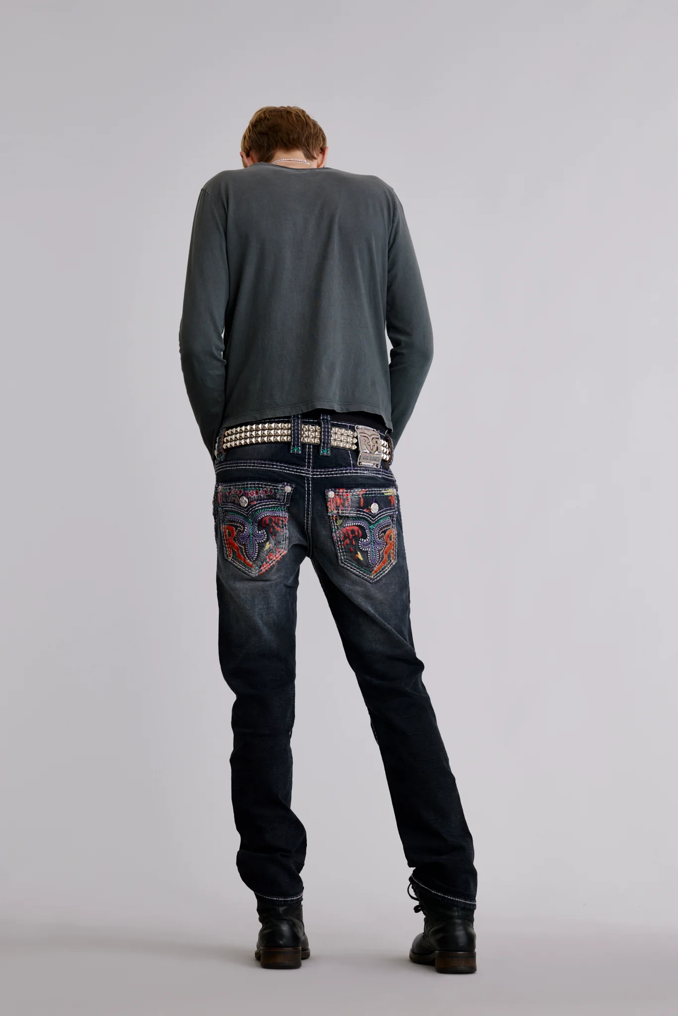 Armie Straight Jeans in Black - Image 3